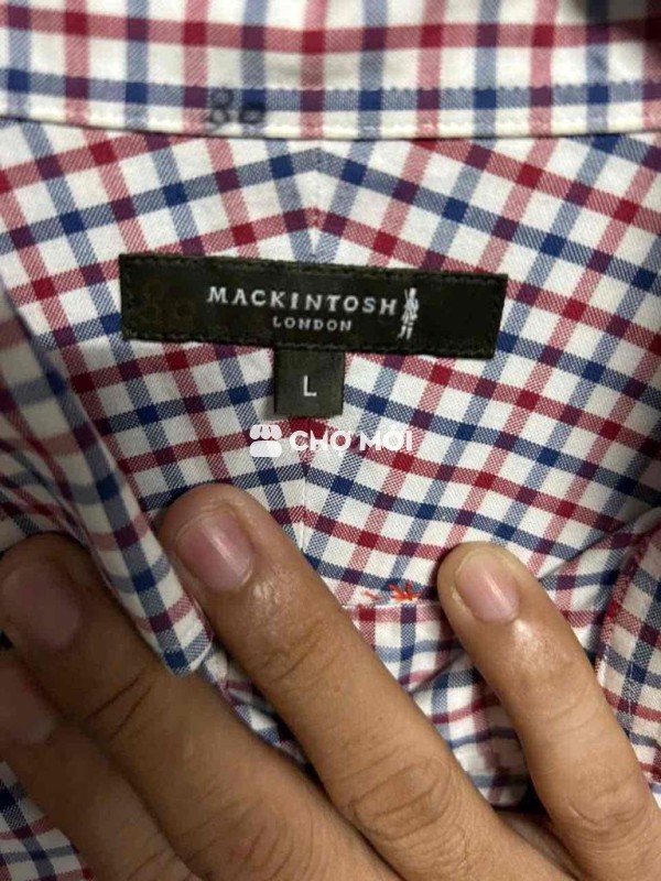 Áo sơ mi Mackintosh London Nam kẻ caro size L