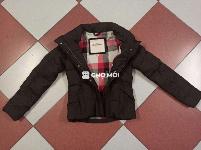 Áo phao Abercrombie nữ vải gió size M mới