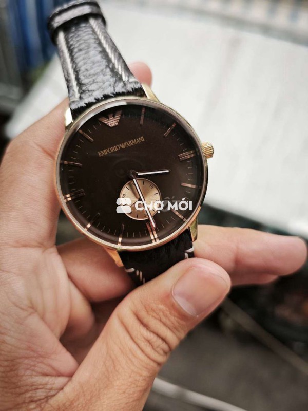 Đồng hồ Emporio Armani Nam 40mm Nâu ggg