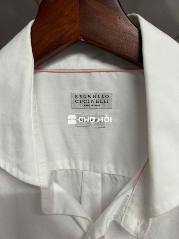 Áo sơ mi nam Brunello Cucinelli Cotton Slim Fit