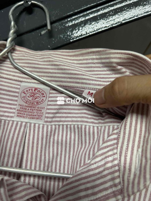 Áo sơ mi Fort Point nam sọc size M