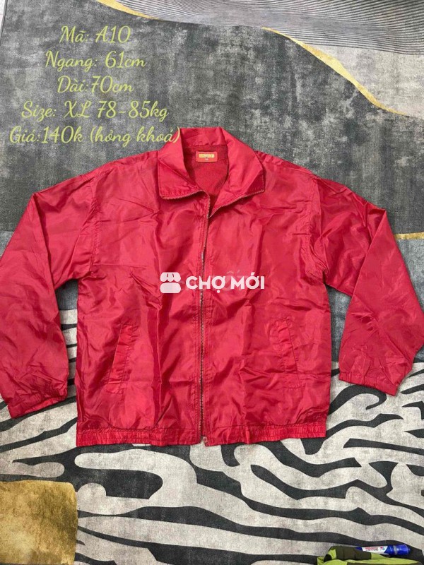 Áo khoác nam Vải dù XL hỏng khóa