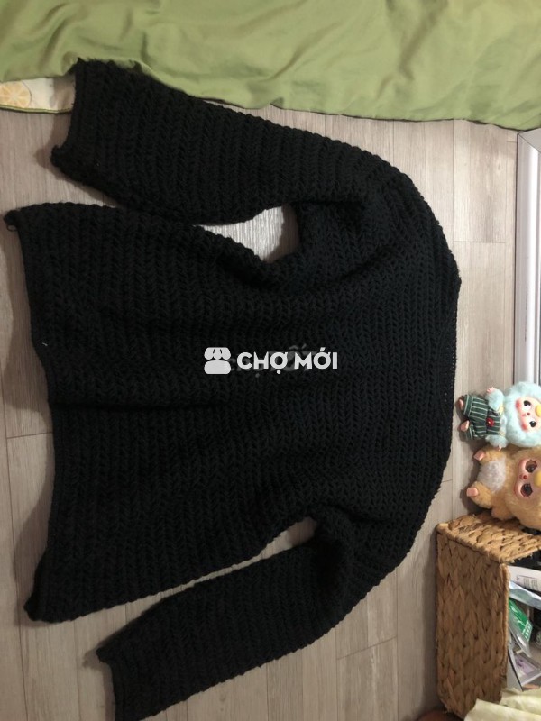 Áo len nữ Len Đen Đã sử dụng