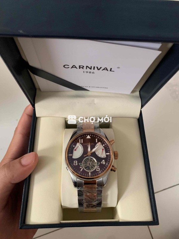 Đồng hồ Cơ Carnival Nam New Size tay 42mm