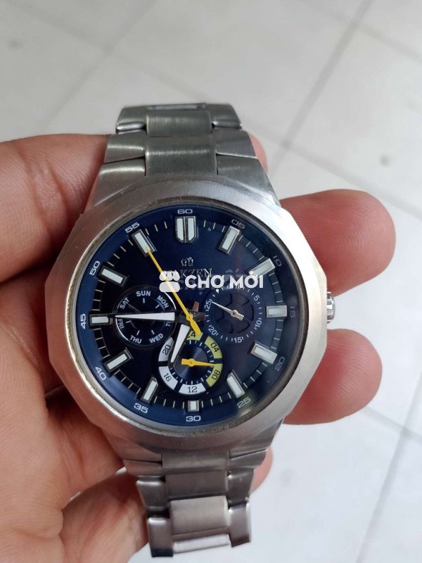 Đồng hồ Nakzen Nam Kim loại Bạc 40mm