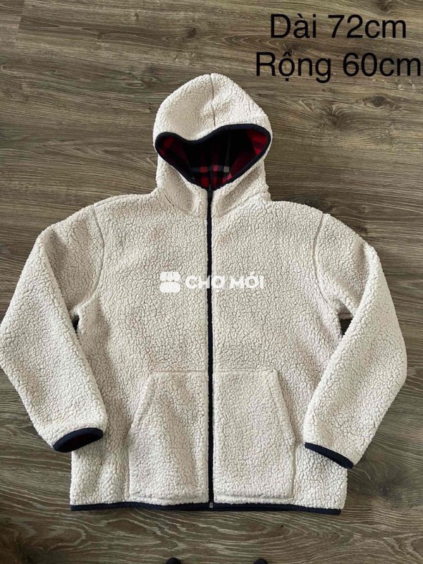Áo khoác EXPRESS nam lông cừu size M