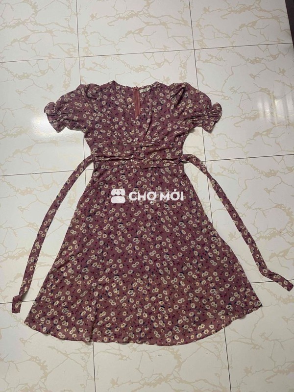 Đầm Nữ Voan Hồng đất Thanh lịch