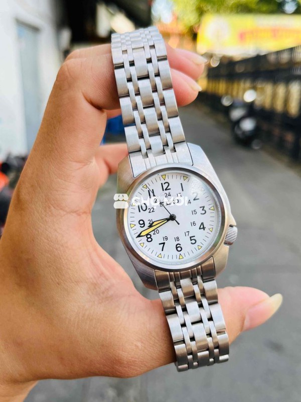 Đồng hồ Seiko Nam Thép Bạc Trắng