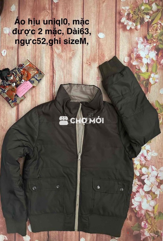 Áo khoác phao Uniqlo Unisex Polyester size M