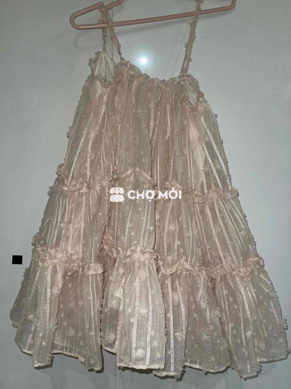 Váy 2 dây Baby doll Nữ Free size