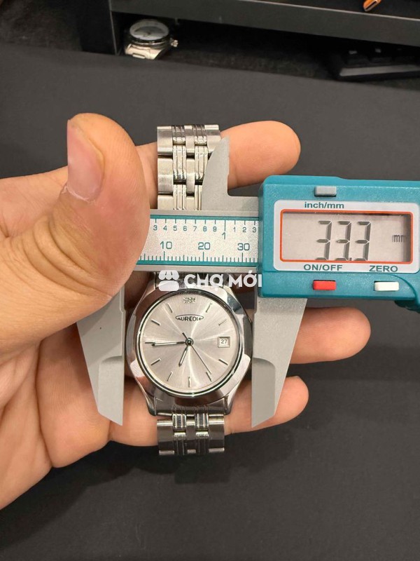 Đồng hồ đeo tay Aureole Kim loại Bạc