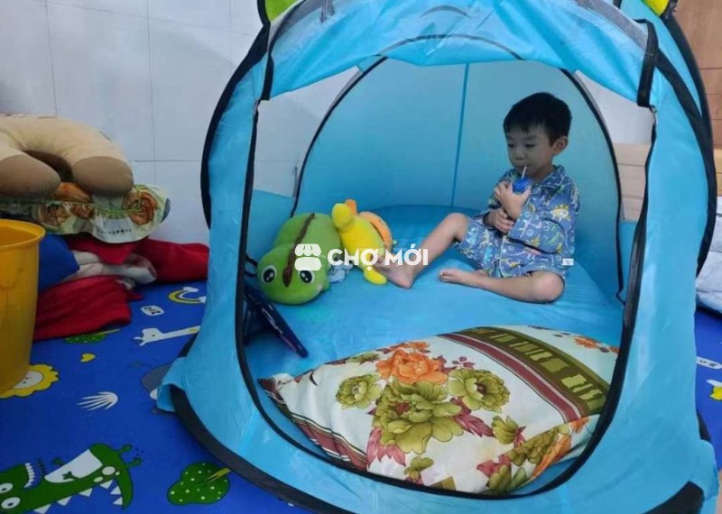 Lều trẻ em gấp gọn vải Xanh dương