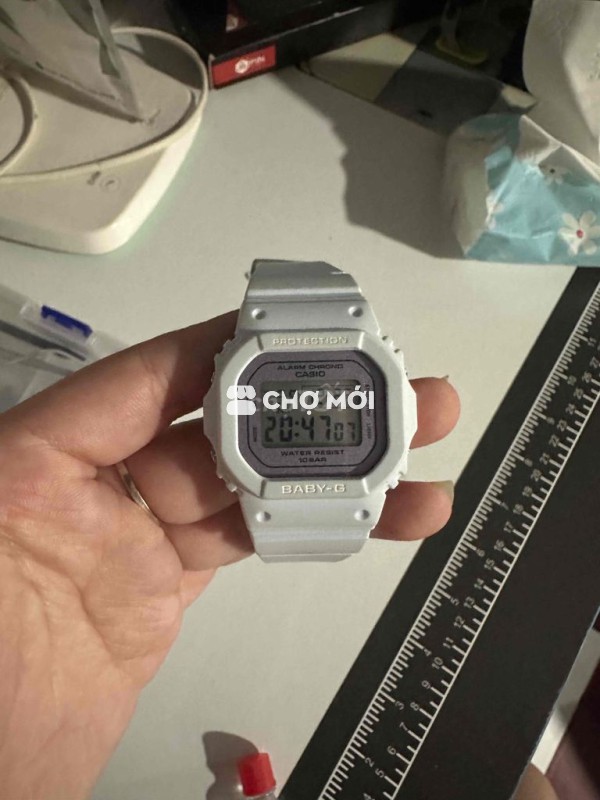 Đồng hồ Casio BGD-565S Nữ Trắng Đã sử dụng