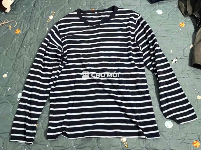 Áo si dài tay kẻ sọc hàng nhật chọn