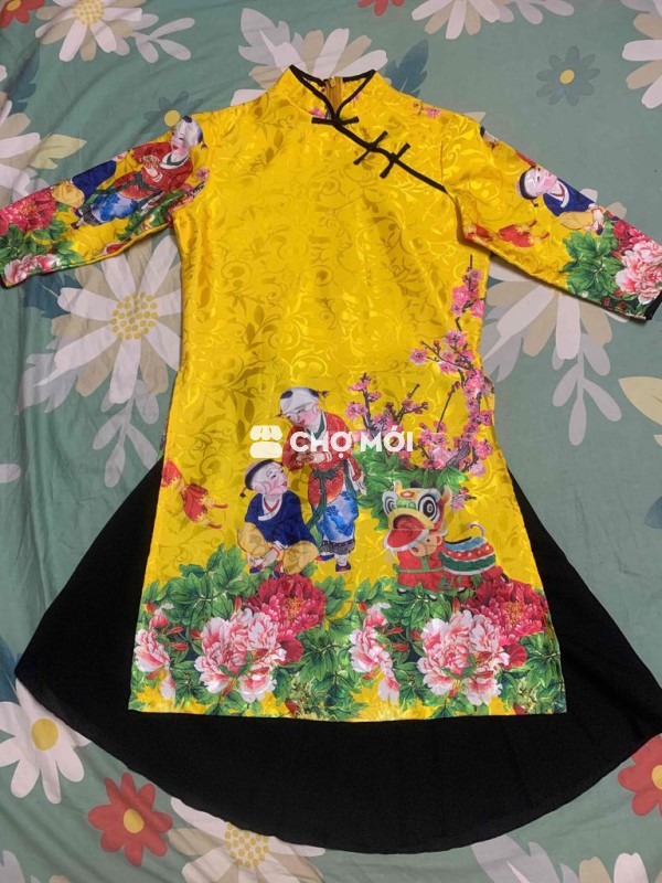 Áo dài lụa cho nữ size 52kg giá 100k freeship