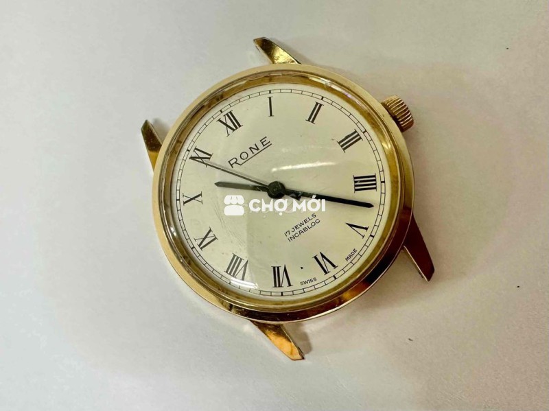 Rone Vintage 33mm swiss made Gold plate