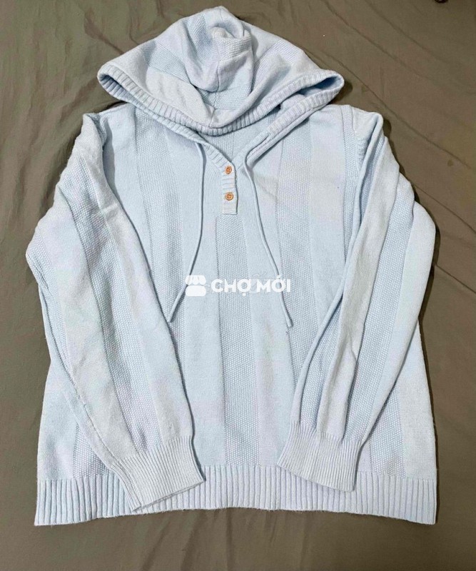 Áo len đơn giản Xanh dương