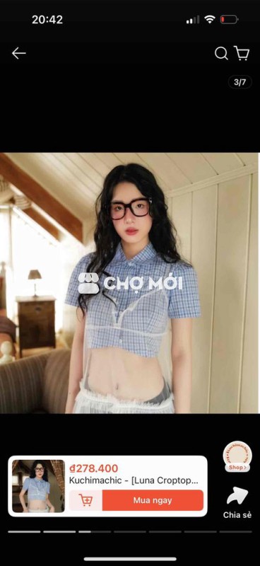 Áo croptop Kuchimachic Luna Nữ