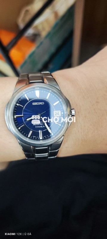Đồng hồ Seiko Kinetic Auto Relay Nam Titanium