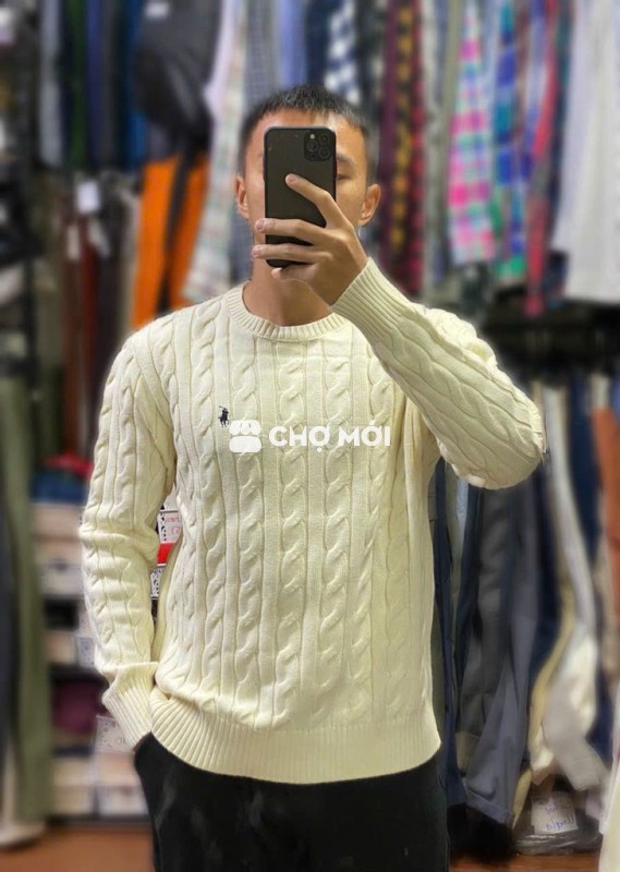 Áo len vặn thừng cao cấp PoIo RauIphLauren