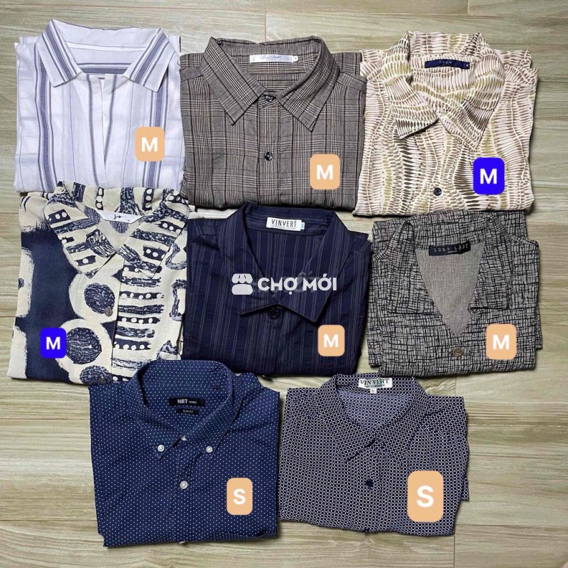 Áo sơ mi nam size S, M