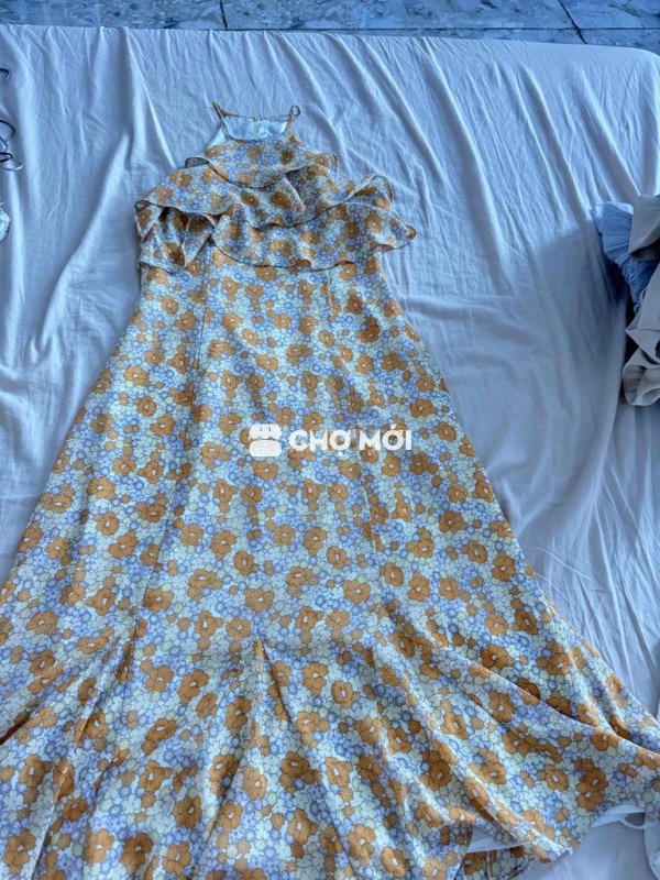 Váy nữ Yếm đuôi cá họa tiết Hoa