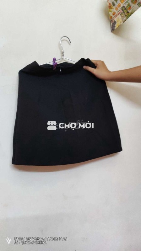 Váy công sở nữ dáng A xếp ly