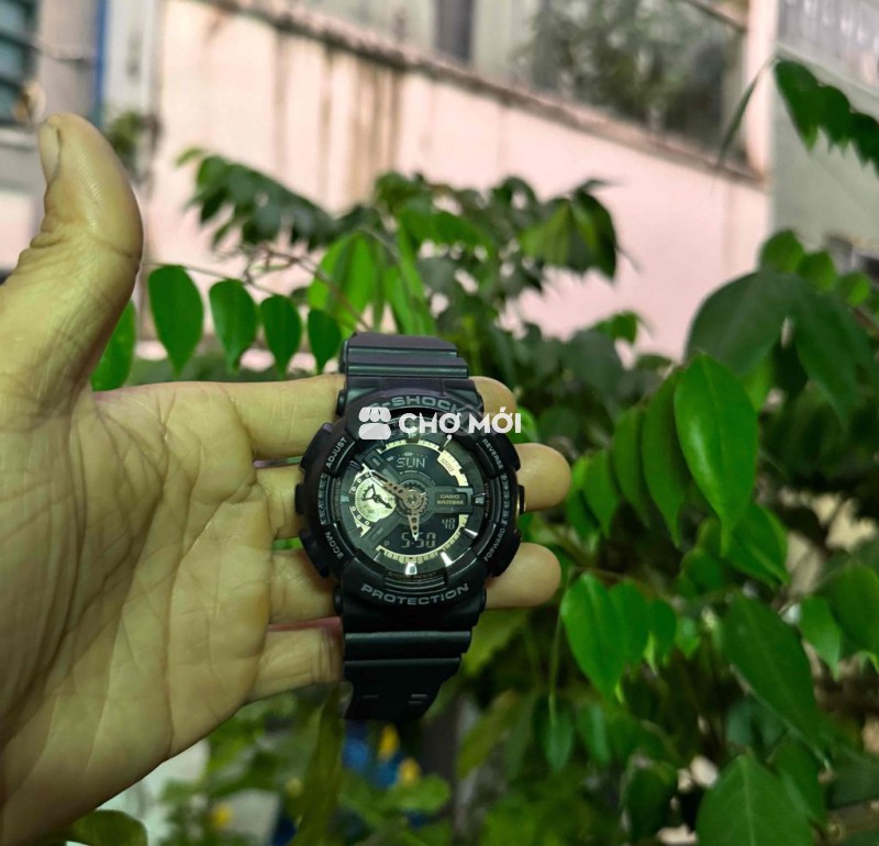 Đồng hồ thể thao Casio G-shock GA110 RG Đen gshock