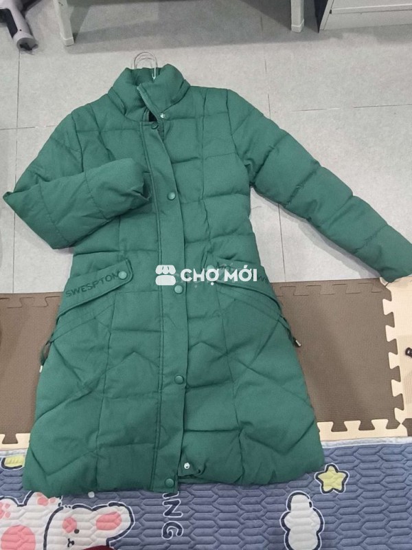 Áo phao nữ dáng dài