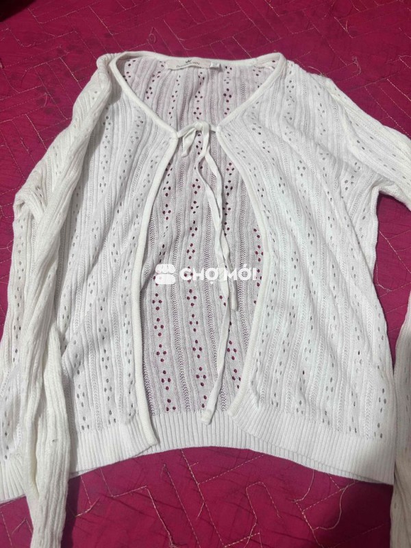 Áo khoác cardigan nữ len dệt kim