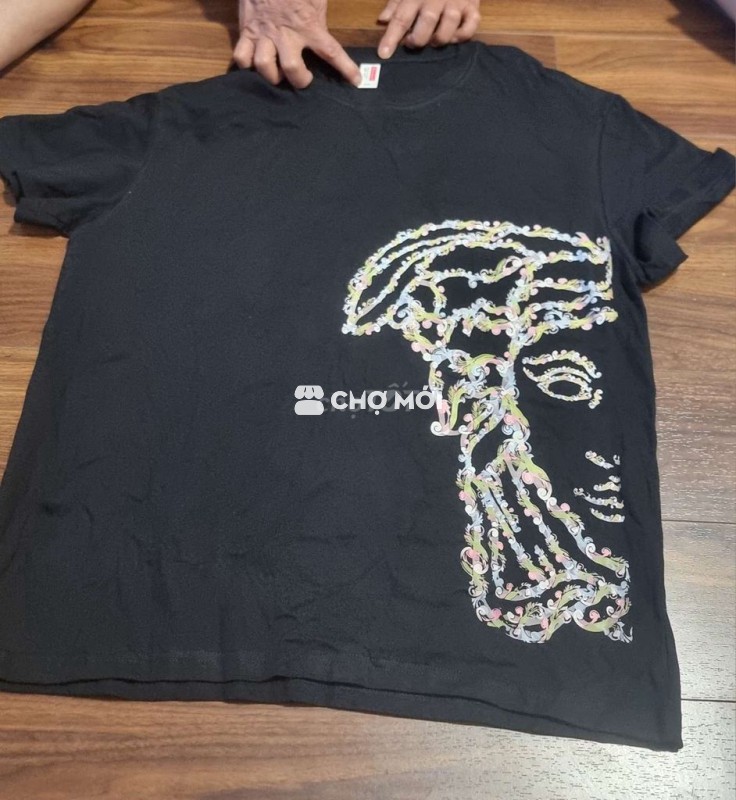 Áo thun Unisex Đen size 75-95kg