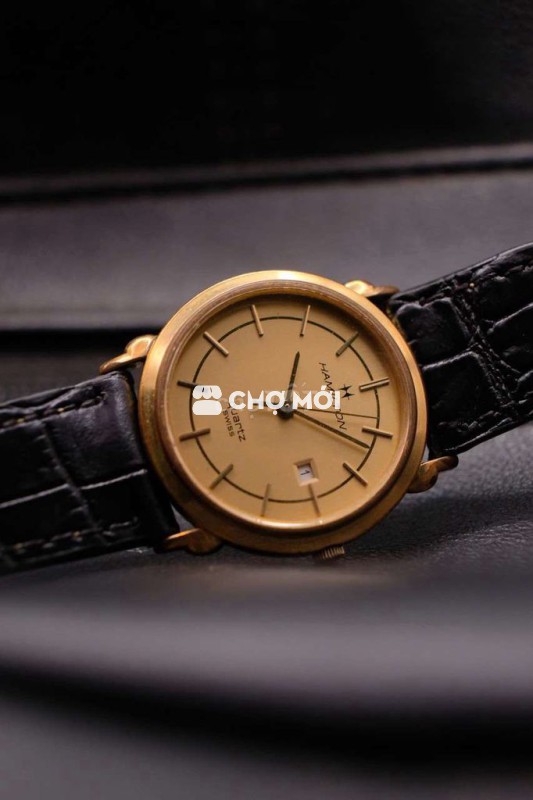 Đồng hồ đeo tay Hamilton vàng cổ điển thanh lịch