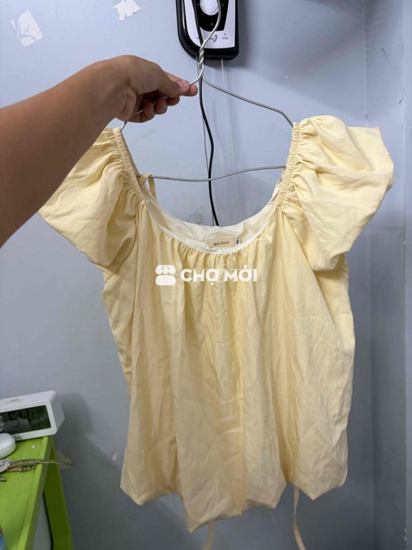 Áo kiểu Miho Studio Nữ Vàng nhạt size M