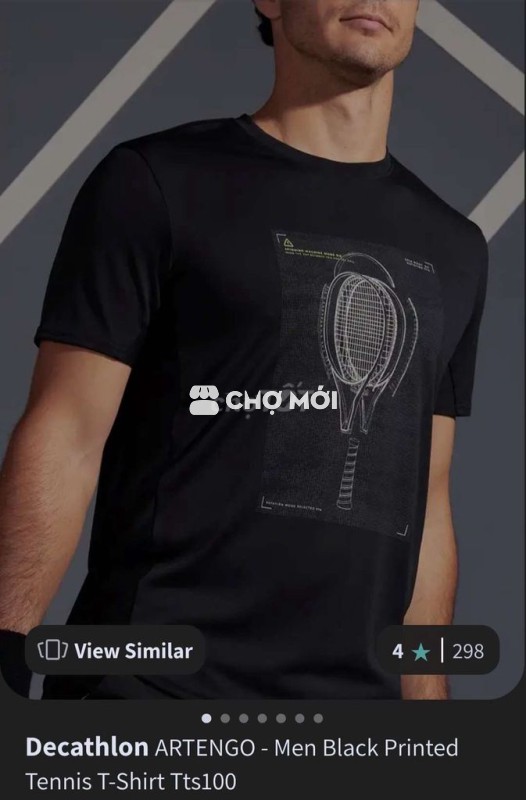 Áo tennis Artengo Nam 80-95kg