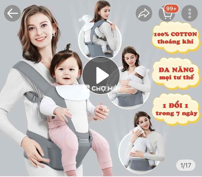 Cần bán lại Địu cho bé từ 0 đến 2 tuổi .