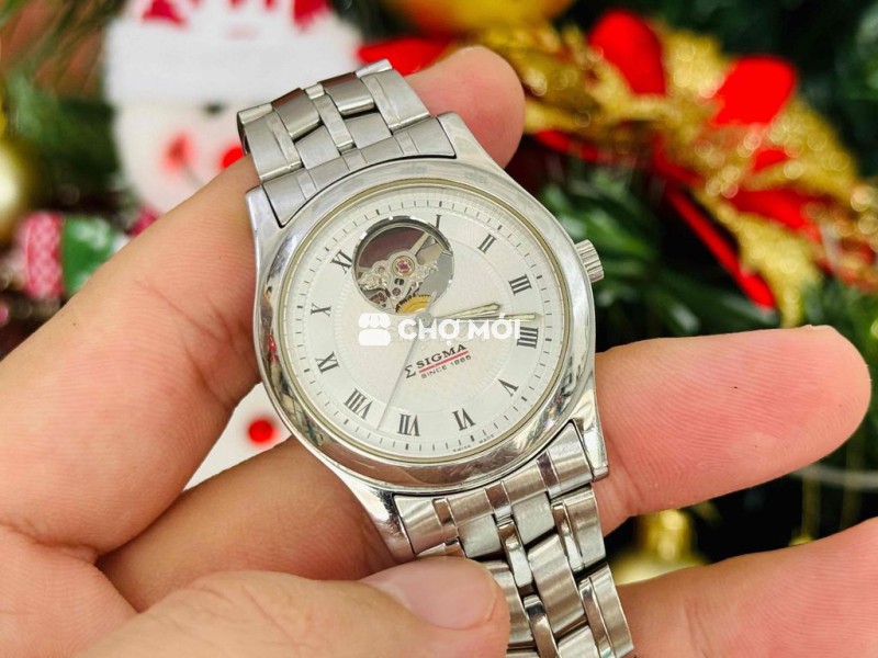 Σ Sigma Open Heart Swiss 36mm thuỵ sỹ Hàng sưu tầm