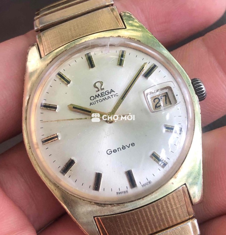 Đồng hồ Omega Geneve cal 565 Vàng bọc Nam