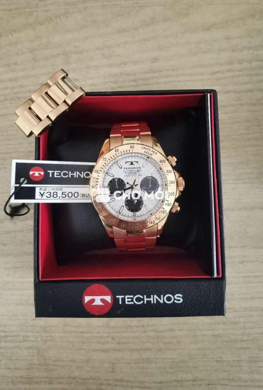 Đồng hồ Technos Nam Vàng hồng Thép không gỉ