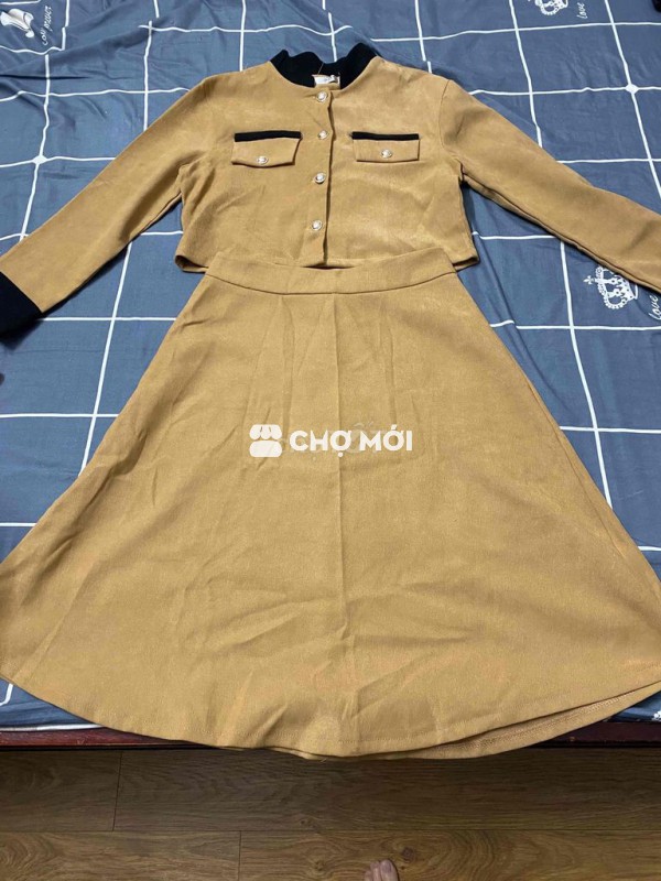 Váy Nữ Vải mềm mại Thanh lịch