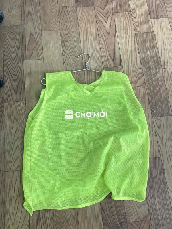 Áo bib nam vải lưới xanh lá