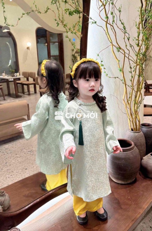 Áo dài cách tân cho bé gái đủ size từ 10 đến 30kg