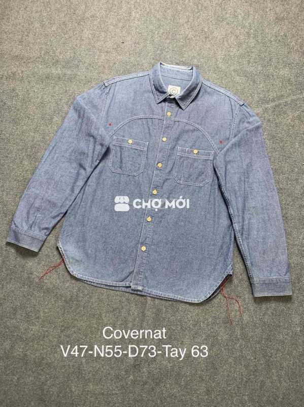 Áo sơ mi Covernat Chambray cotton Nam