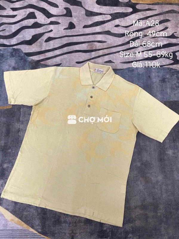 Áo polo nam thoáng mát size M