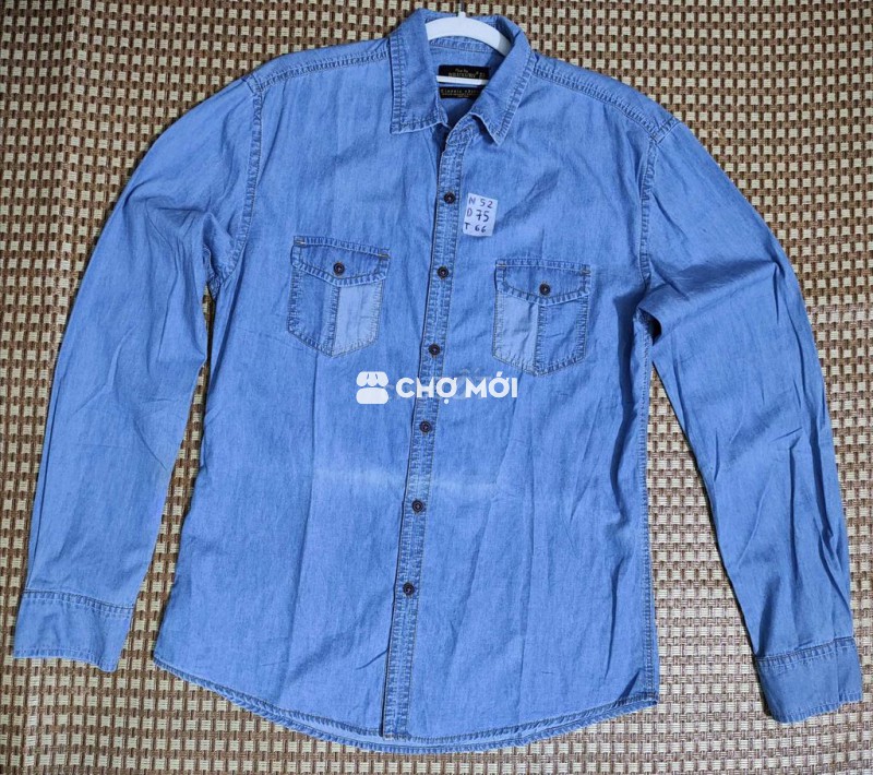 Áo sơ mi BILUXURY Nam cotton size L