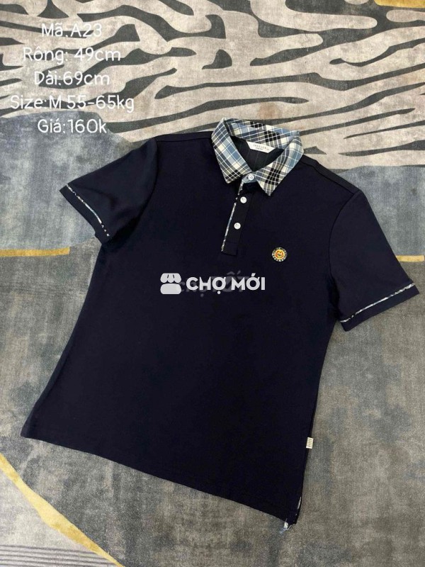 Áo polo nam vải thun size M