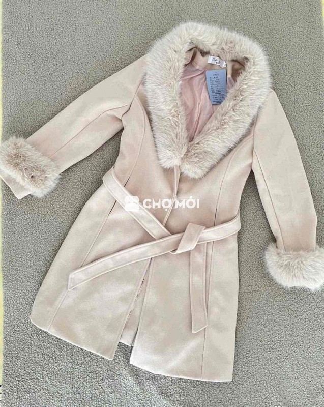 Áo khoác dạ lông size M