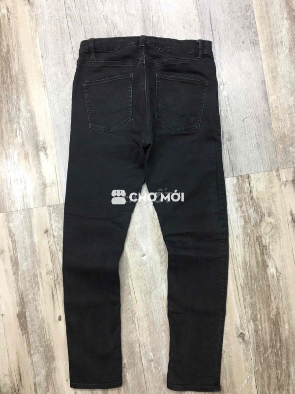 Asos.    Jeans     Đen x skiny (fom ôm)