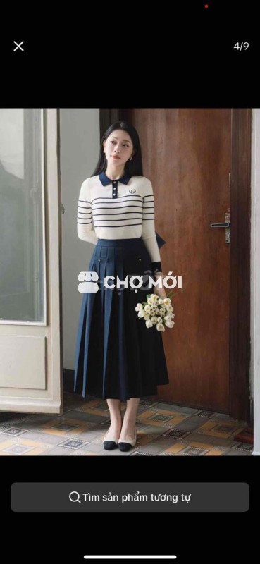 new Set đồ nữ Calie Trắng kem size S