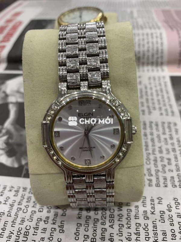 Đồng hồ Elgin FK-1057-E Platinum Nữ Bạc
