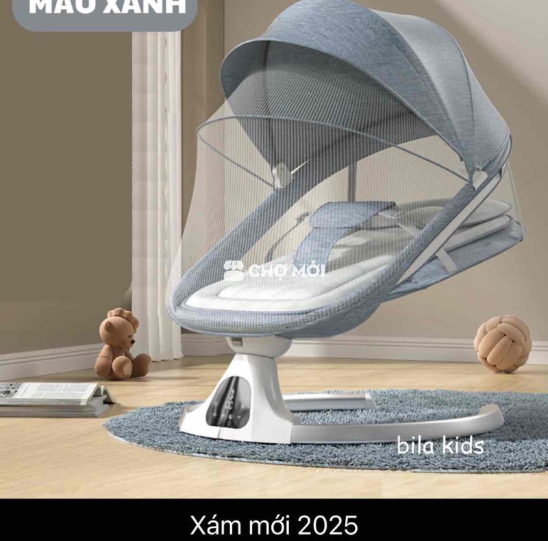 pass Nôi điện Bila Kids rung nhún tự động mới full